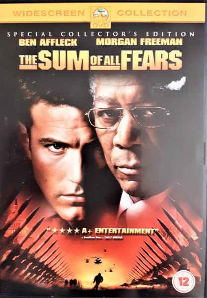 The sum of all fears DVD Morgan Freeman Ben Affleck
