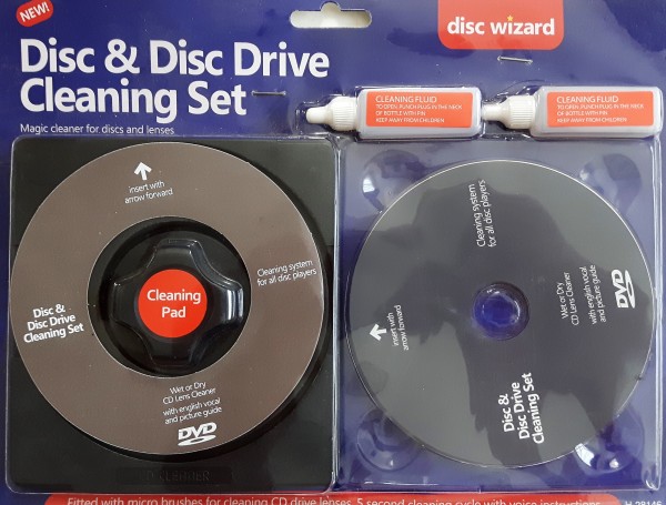 Disc and Disc Drive Cleaning Set