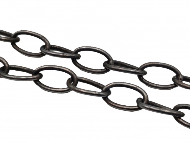 Solid brass Chain picture hanging chain in dark bronze