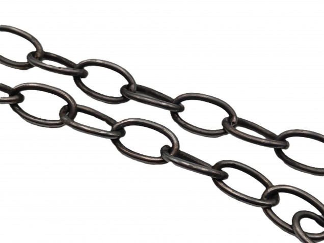 Solid brass Chain picture hanging chain in dark bronze