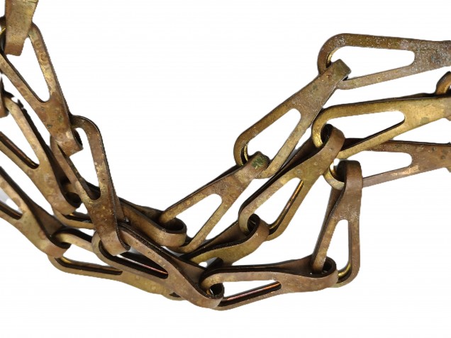 Vintage 3 way chain divider antique finish