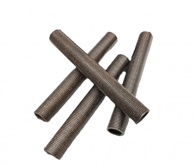 Threaded M13 hollow tube off cuts all thread 