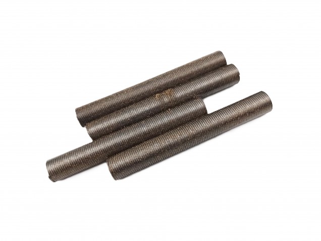 Threaded M13 hollow tube off cuts all thread 