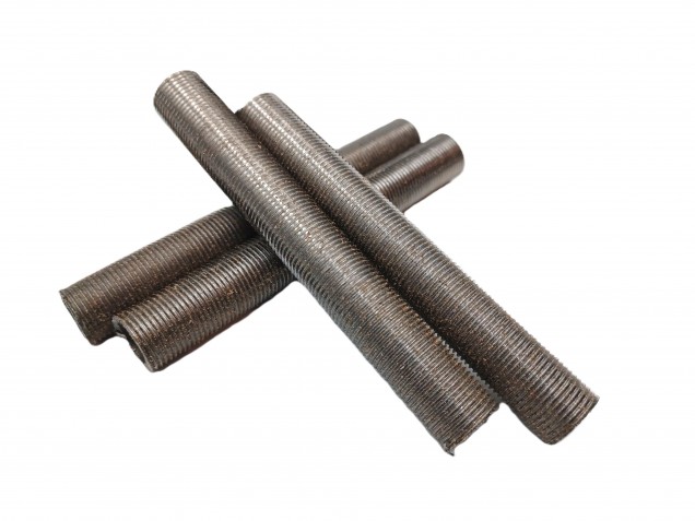 Threaded M13 hollow tube off cuts all thread 