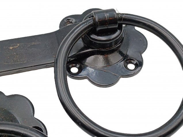 Garden Gate Handle Black Antique Finish