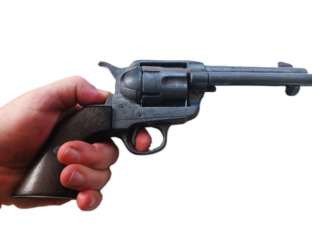 Colt 45 Peacemaker Replica metal with plastic grips