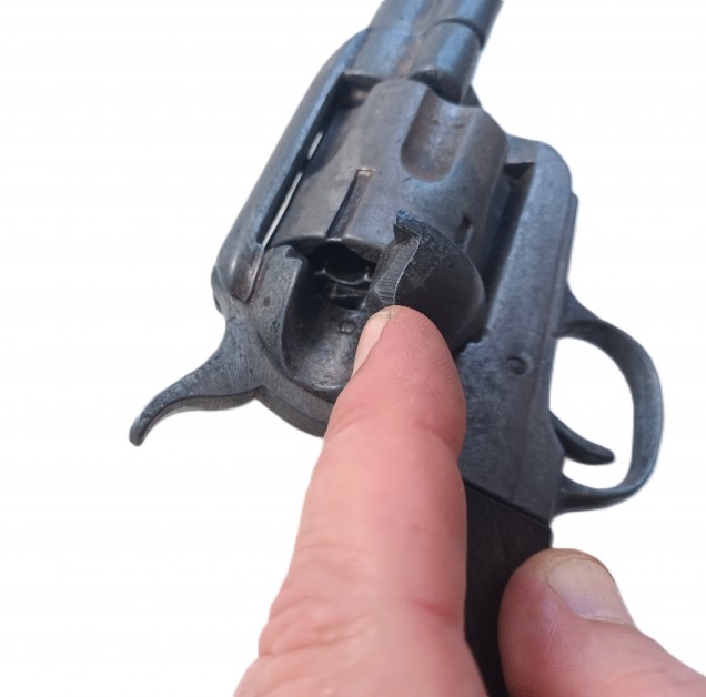 Colt 45 Peacemaker Replica metal with plastic grips