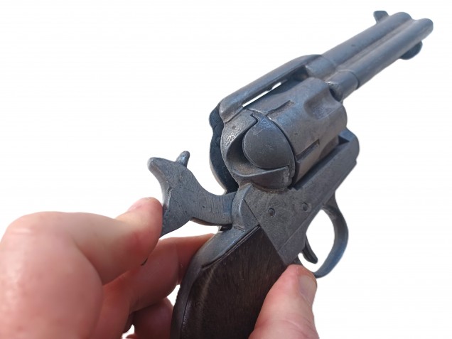 Colt 45 Peacemaker Replica metal with plastic grips