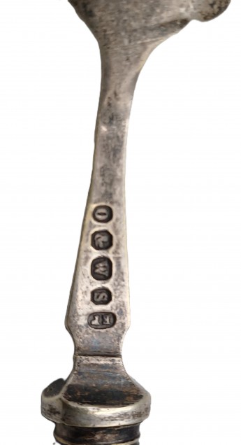 Vintage Jam Spoon With Mother Of Pearl Handle