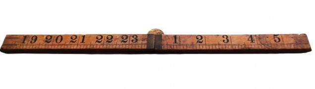 Rabone No. 1167 Boxwood 2ft 4 Fold Ruler Vintage Brass Fittings