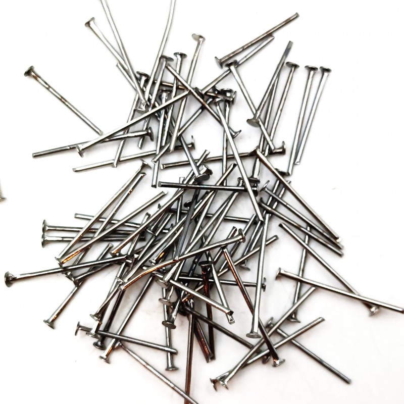 Black nickel craft pins mixed lengths 16mm to 20mm
