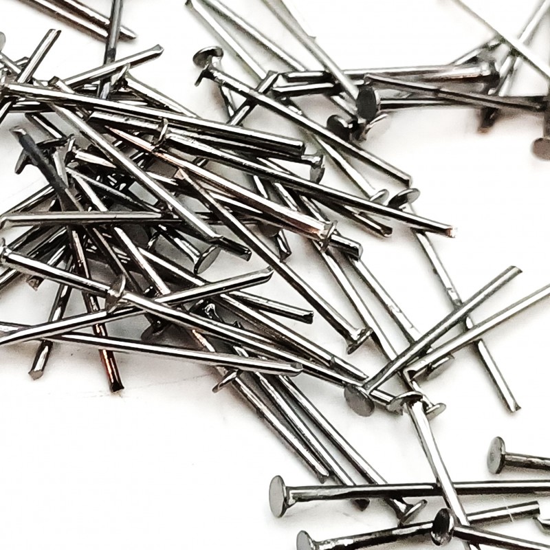 Black nickel craft pins mixed lengths 16mm to 20mm