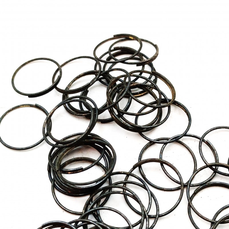 Dark antique 15mm Split Rings Connectors Pack Of 100 Rings 