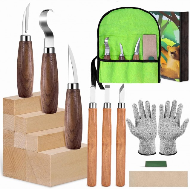 Wood Carving Whittling Kit For Beginners And Professionals - New & Unused