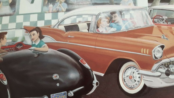 1950's American cars and Diner Limited Addition