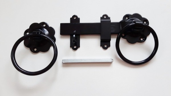 Garden Gate Handle Black Antique Finish