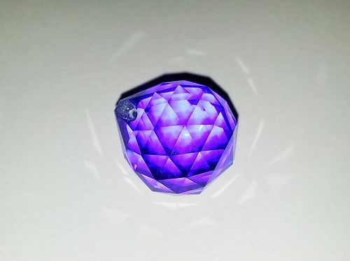 Dark Blue Crystal Ball - Ideal Christmas Decoration