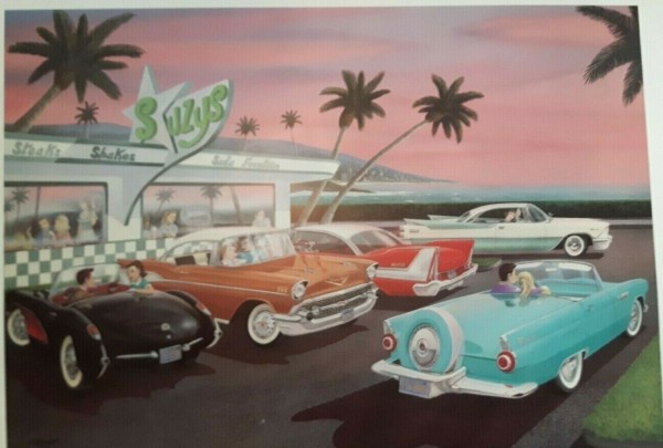 1950's American cars and Diner Limited Addition