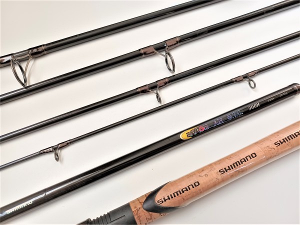 Shimano 6 piece fishing rod and case