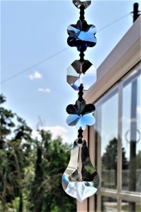 Crystal Suncatcher Blue And Clear 