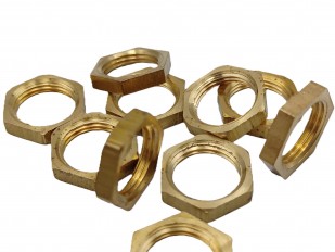 Brass M13 hex nuts 1mm fine pitch 
