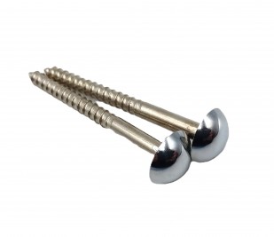 Mirror screws with Chrome caps 2 inch 4 pack 