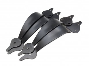 Ornamental Gate Pull Handle Black Antique Finish 4 pack