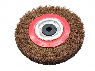 Wire bench brush wheel 6 inch