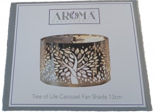 Aroma Accessories Tree of Life Fan Shade 13cm - Used Like New