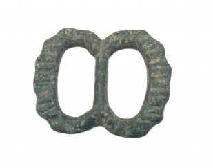 Share 16th Century small Tudor buckle copper alloy