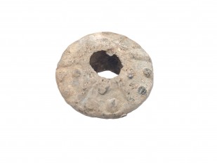 Medieval Decorated Lead Spindle Whorl late Saxon