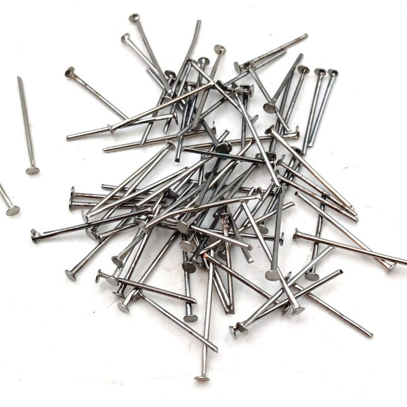 Black nickel craft pins mixed lengths 16mm to 20mm