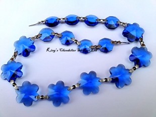 Blue Christmas Crystal Strand