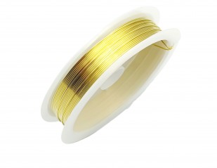 Craft Wire Gold Coloured Floristry Wire
