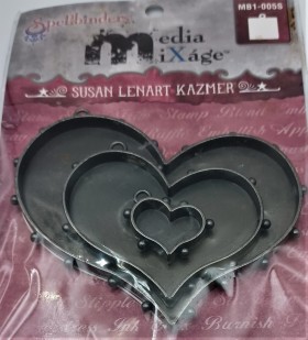 Spellbinder Media Mixage Hearts Susan Lenart Kazmer