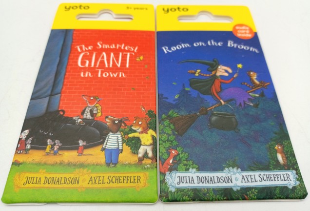 Yoto Audio Story Cards Double Pack Room On The Broom And The Smartest Giant In Town